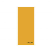 Diář PVC měsíční 2026 VERDE hořčice